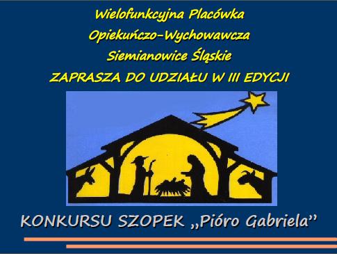 KONKURS SZOPEK PIÓRO GABRIELA