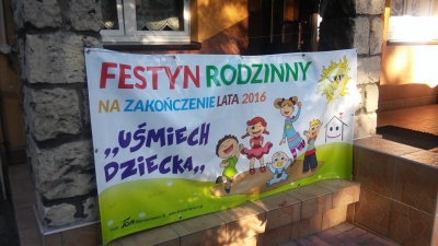 Podsumowanie Festynu Rodzinnego na pożegnanie lata „Uśmiech dziecka”.